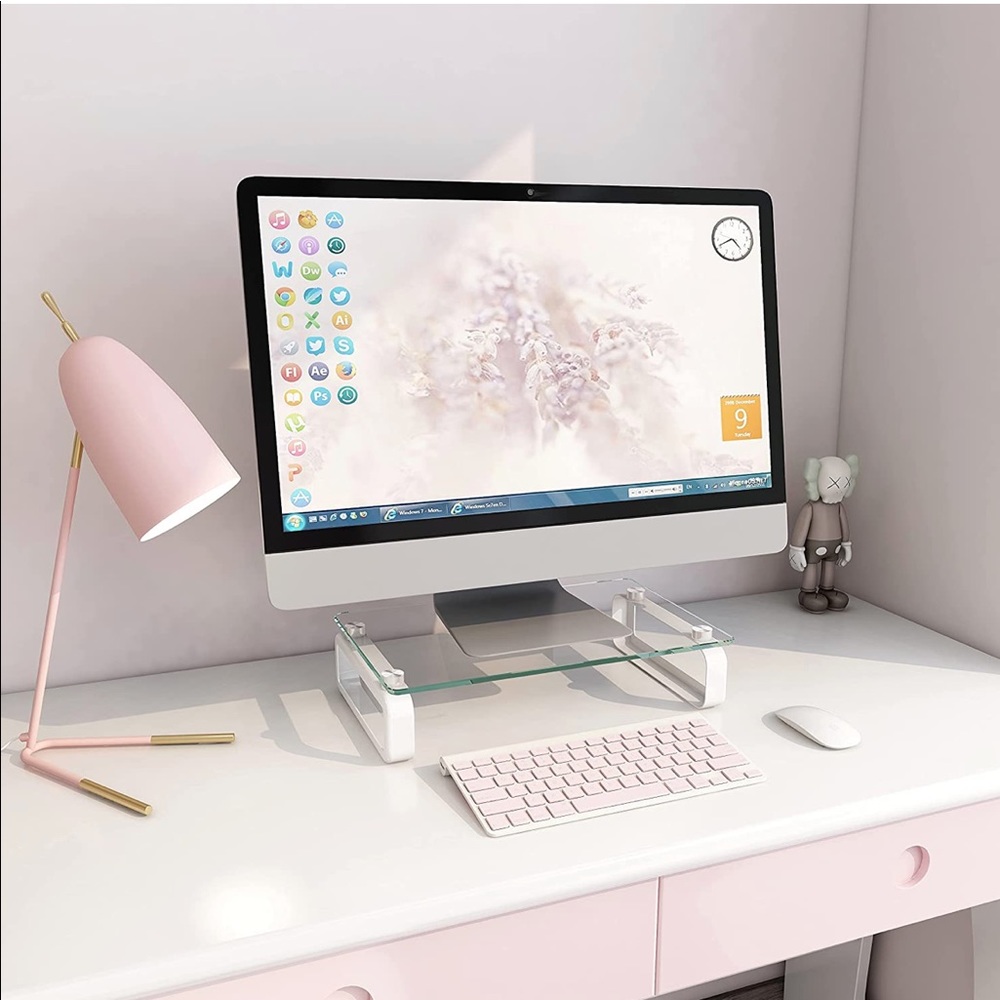 Clear Monitor Riser